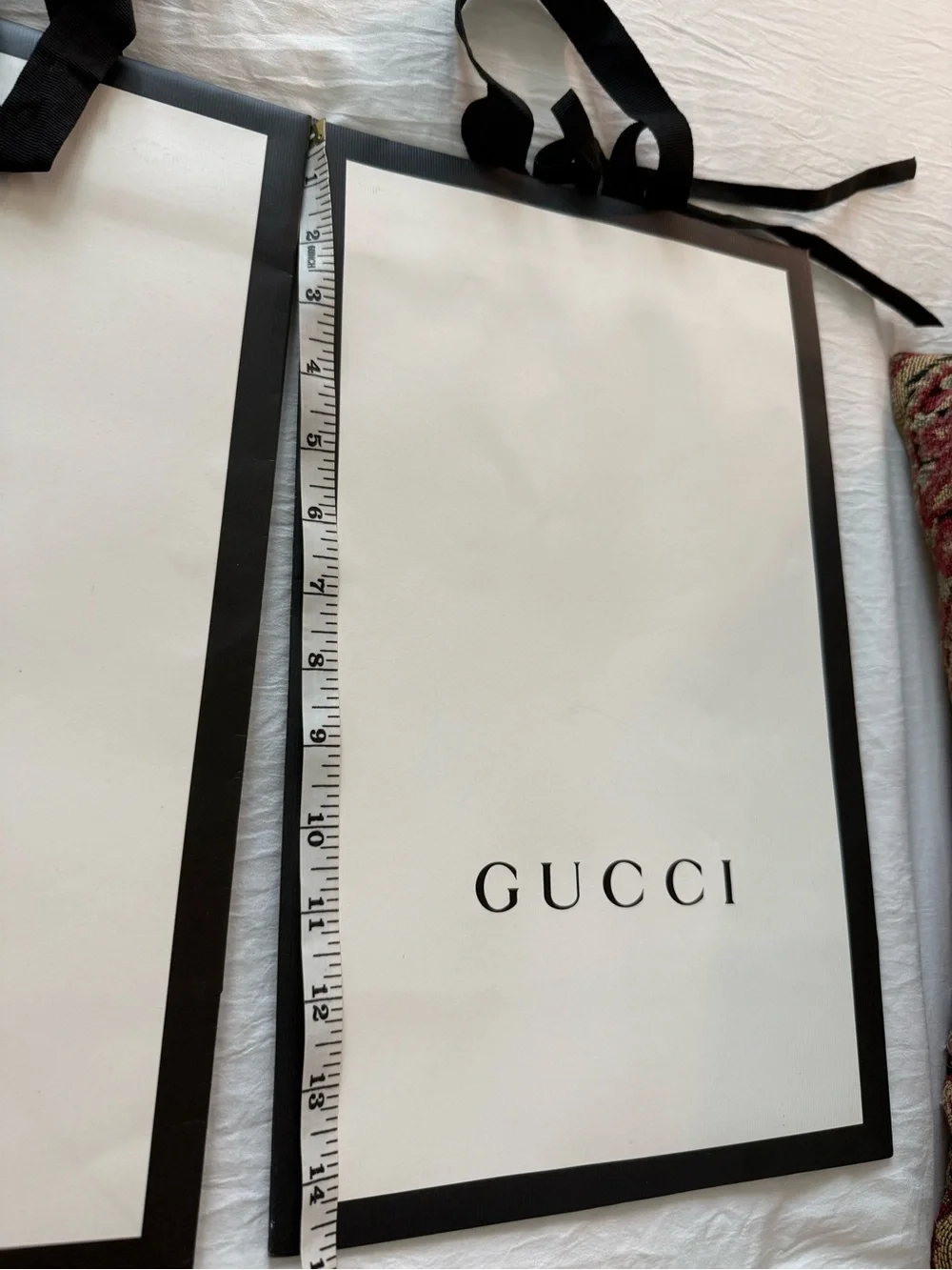 Lot of Designer gift bags: LV limited edition, two Gucci and one YSL